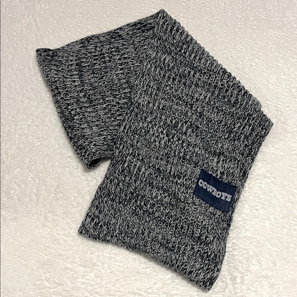 DALLAS COWBOYS Knit Scarf - Infinity Blue and Grey by Forever Collectibles - Picture 1 of 5